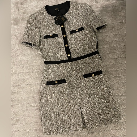 BNWT Maje Rinie Mini Dress - Picture 3 of 4